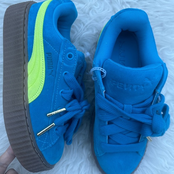 PUMA Rihanna Fenty x Creeper Phatty Speed Blue (399332-02) Woman’s Size 6. - Picture 6 of 6